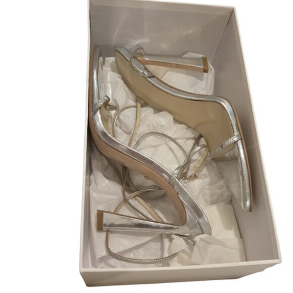 RAYE Moxxi Heel in Silver Metallic – EUC Size 7.5 - Picture 5 of 7